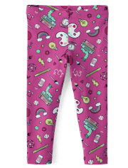 Baby And Toddler Girls Doodle Leggings