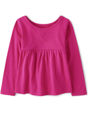 Baby And Toddler Girls Empire Babydoll Top
