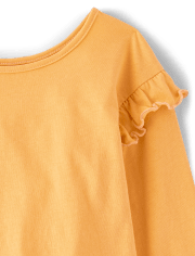 Lot de 4 hauts tournesol pour petites filles