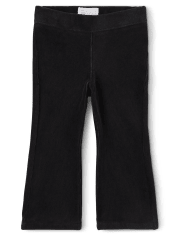 Baby And Toddler Girls Stretch Faux Corduroy Flare Leggings