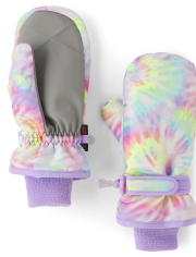 Girls Print Ski Mittens