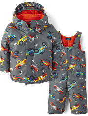 Toddler Boys Racecar 2-Piece Snow Set