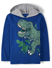 Baby And Toddler Boys Graphic Hooded Top