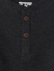 Baby And Toddler Boys Henley Thermal Top