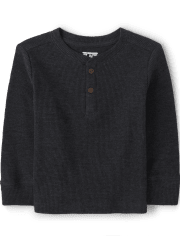 Baby And Toddler Boys Henley Thermal Top