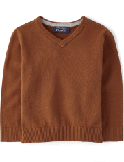 Baby And Toddler Boys V-Neck Sweater