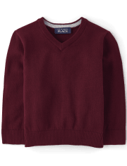 Baby And Toddler Boys V-Neck Sweater