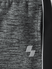 Boys Side Stripe Fleece Performance Jogger Pants