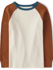 Top térmico con bloques de color para niños
