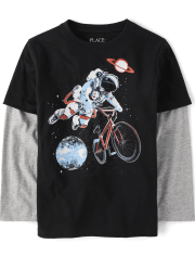Boys Space 2 In 1 Top