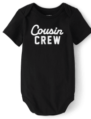 Body gráfico unisex para bebé Cousin Crew