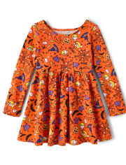 Robe babydoll d'Halloween pour bébé et toute-petite fille