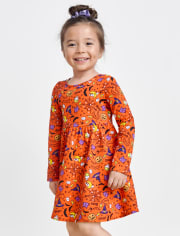 Robe babydoll d'Halloween pour bébé et toute-petite fille