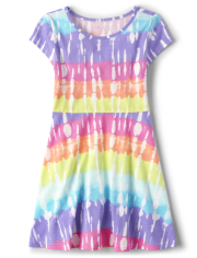 Vestido diario estampado para niñas