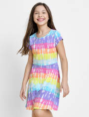 Vestido diario estampado para niñas