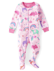 Baby unicorn pajamas sales