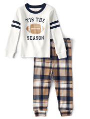 Unisex Baby And Toddler Matching Family Tis The Season Snug Fit Cotton Pajamas