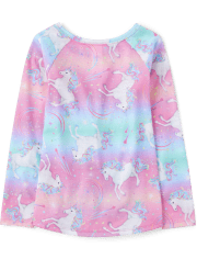 Girls Ombre Unicorn Pajamas