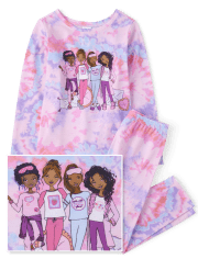 Girls Tie Dye Girl Pajamas