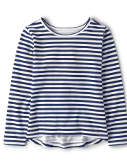 Girls Striped Tee Shirt