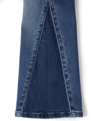 Girls Pieced Flare Jeans
