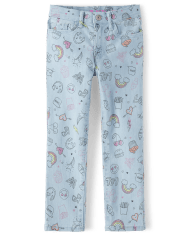 Girls Belted Jogger Jeans  The Children's Place - BRAMBLE WASH