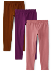 Girls Leggings 3-Pack