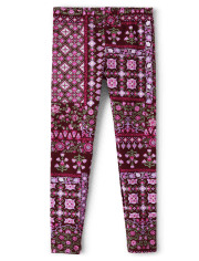 Girls Print Leggings