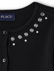 Girls Embellished Cardigan
