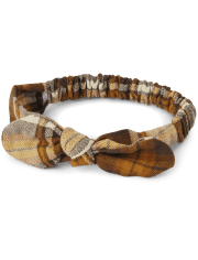 Baby Girls Plaid Bow Headwrap
