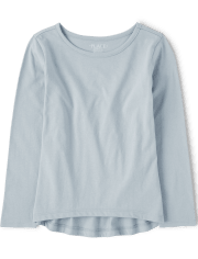 T-shirt haut bas pour filles