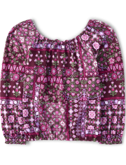 Haut patchwork pour filles