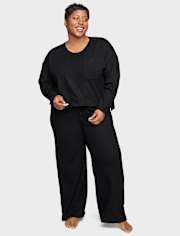 Pantalones de pijama térmicos para mujer