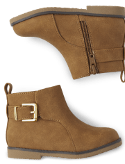 Toddler Girls Buckle Booties