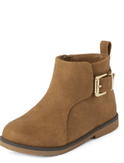 Toddler Girls Buckle Booties