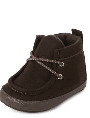 Baby Boys Cord Faux Suede Boots