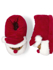 Unisex Toddler Matching Family Santa Slippers
