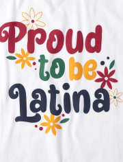 Girls Proud To Be Latina Graphic Tee