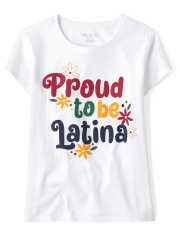 Girls Proud To Be Latina Graphic Tee