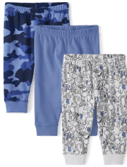 Lot de 3 pantalons camouflage pour bébé garçon