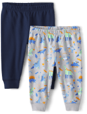 Lot de 2 pantalons Dino pour bébé garçon