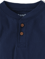 Baby Boys Button Front Bodysuit 4-Pack