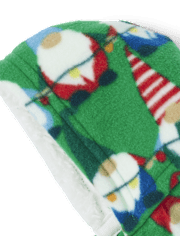 Dog Matching Family Gnomes Fleece Hooded Pajamas