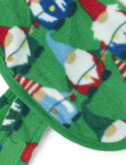 Dog Matching Family Gnomes Fleece Hooded Pajamas
