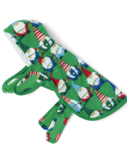 Pijama con capucha de forro polar con gnomos familiares a juego para perros