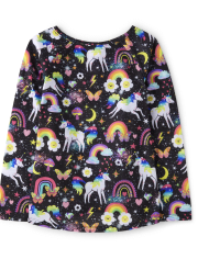 Girls Unicorn Space Pajamas