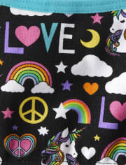 Pack de 5 bralettes Niña Peace
