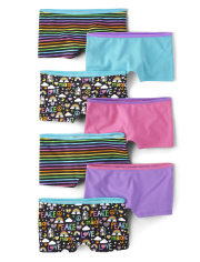 Paquete de 7 ropa interior corta para niñas Peace Girl