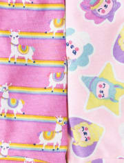 Toddler Girls Llama Briefs 7-Pack