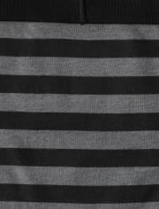 Ropa interior breve a rayas para niños, paquete de 10